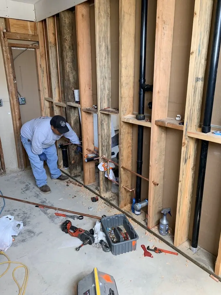 Commercial rough-in plumbing for Trenchless Sewer Repair in North Euclid